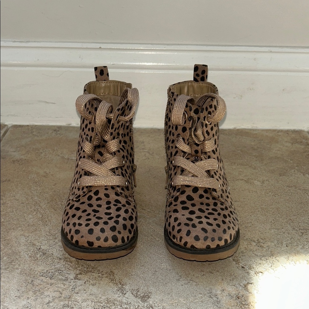 Cat & Jack Leopard Kids Boots